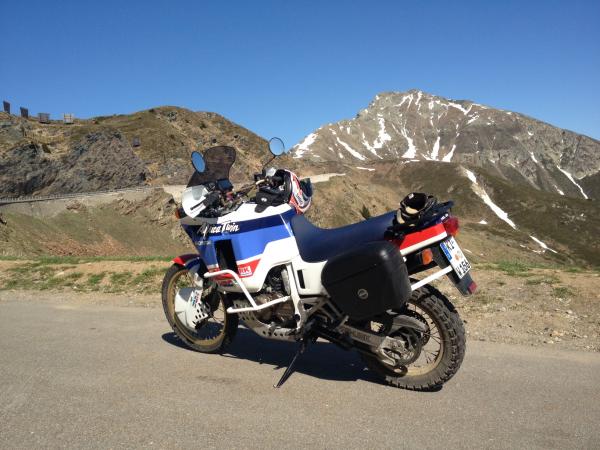 Jaufenpass mit meiner "Ex"-Africa Twin