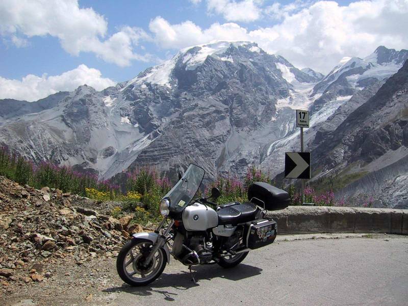 Meine "Alte Kuh" am Stilfser Joch