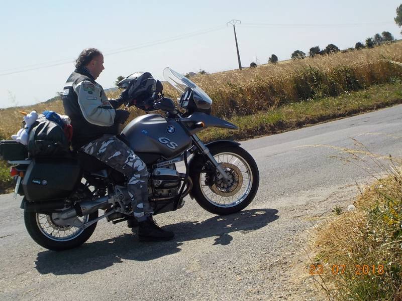 Olaf auf der GS 1150