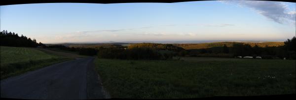 Panorama-Blick über den LK Giessen