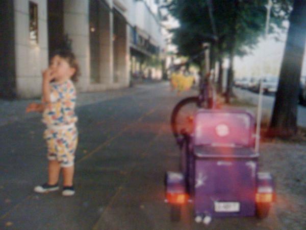 positionsfahne ,rücklichter und kind ...feix