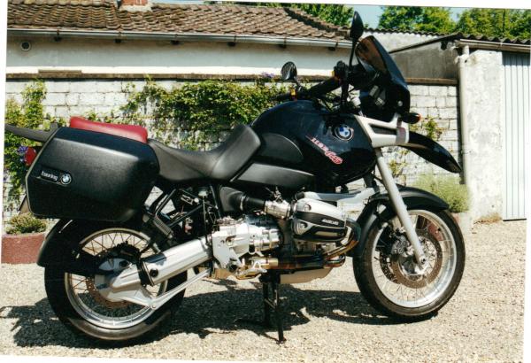 R1100GS, damals vor ner Dolomitentour