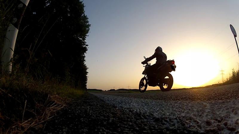 Sonnenuntergang Burg Hornberg