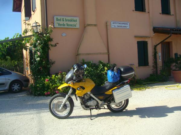 Übernachtung im `` Verde Venezia `` nahe des Kasinos von Venidig.