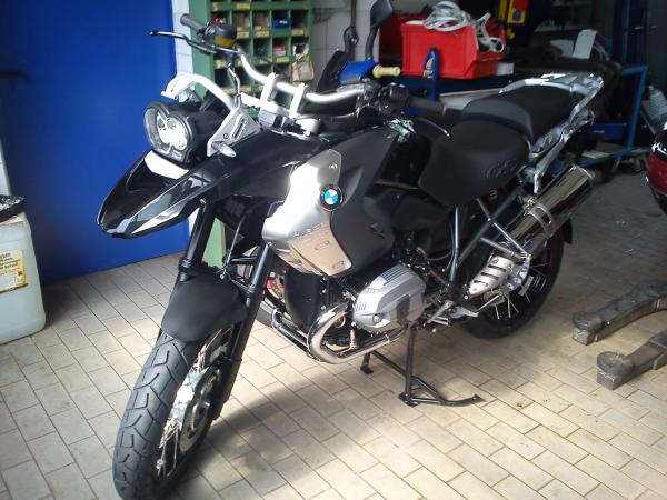 Vor der Auslieferung beim Händler