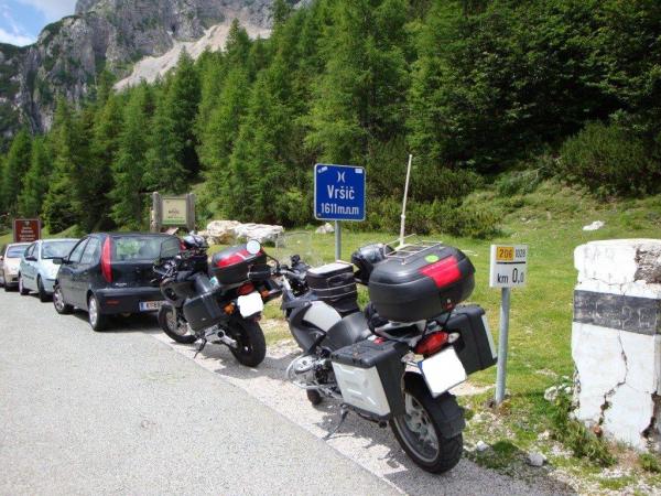 Vrsic Pass in Slovenien