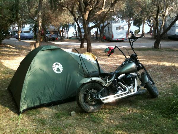 Zeltplatz in der Nähe von Igoumenitsa